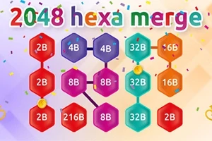 2048 Hex Chain Merge 🕹️ Jogue no Jogos123