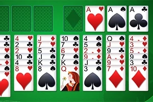 Freecell Solitaire Blue - Jogos de Cartas - 1001 Jogos