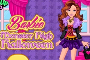 Barbie Maquiagem para o Halloween - jogos online de menina