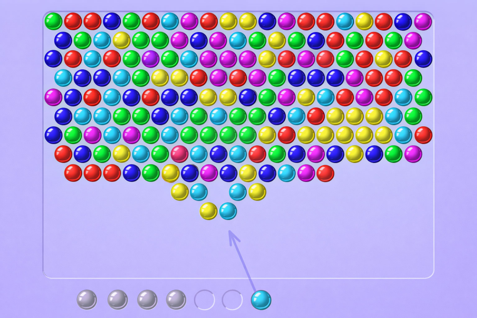 Jogo bubble shooter no jogos 123