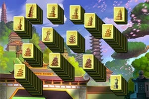 Jogos Chineses Isolados De Mahjong Em Fundo Branco Com Ladrilhos