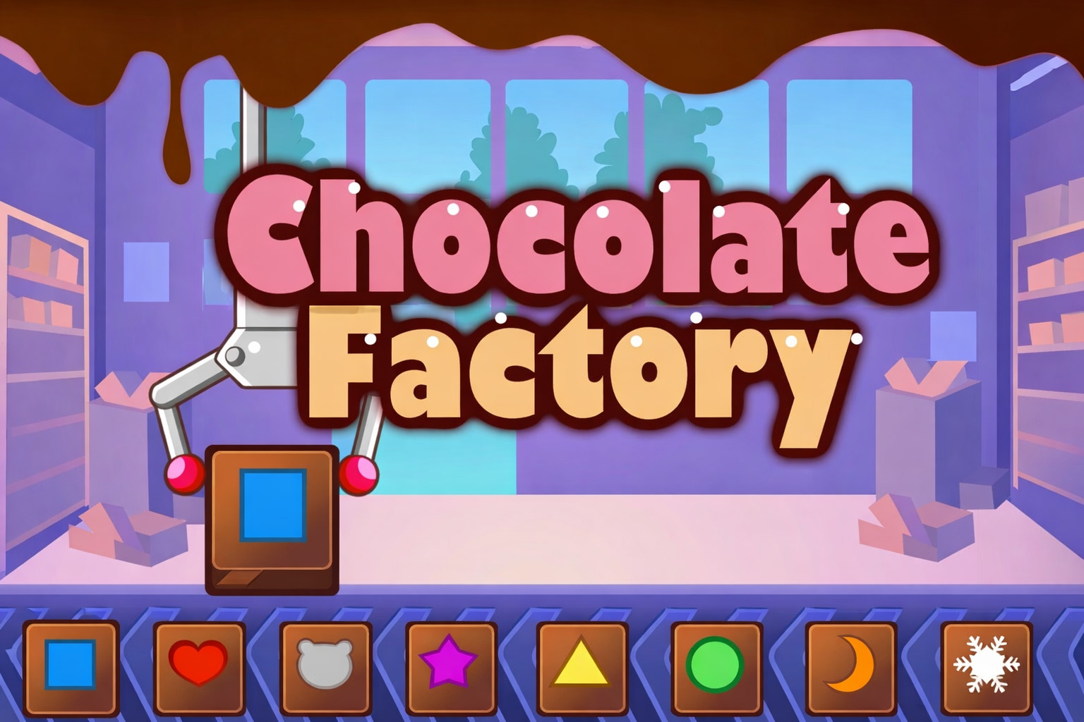 Jogo Chocolate Factory no Jogos 123