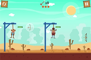 Jogo Gibbets Bow Master no Jogos 123