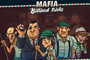 🕹️ Play Mafia Billiard Tricks Game: Free Online HTML 8 Ball Pool Adventure  Video Game for Kids