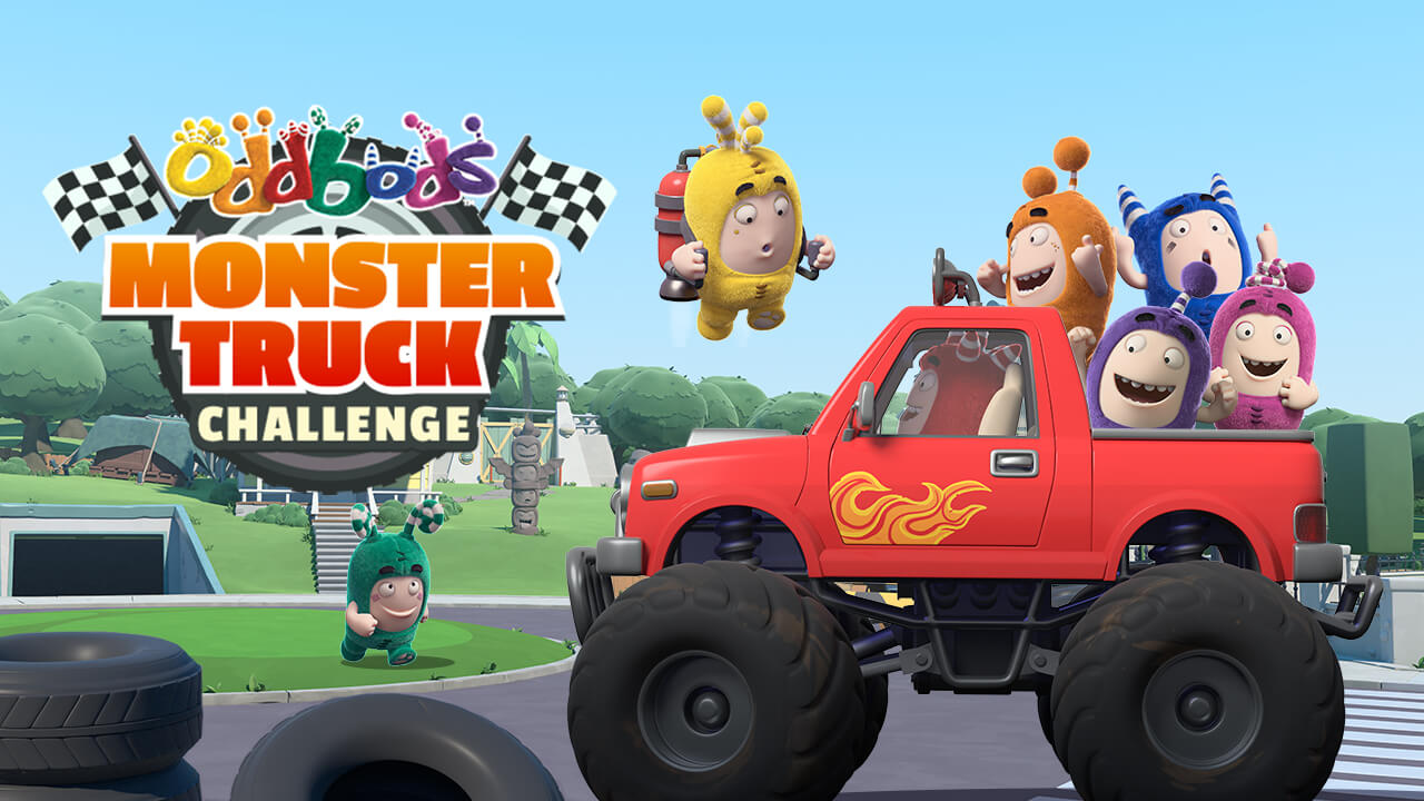 Oddbods Monster Truck Challenge Jogue no Jogos123