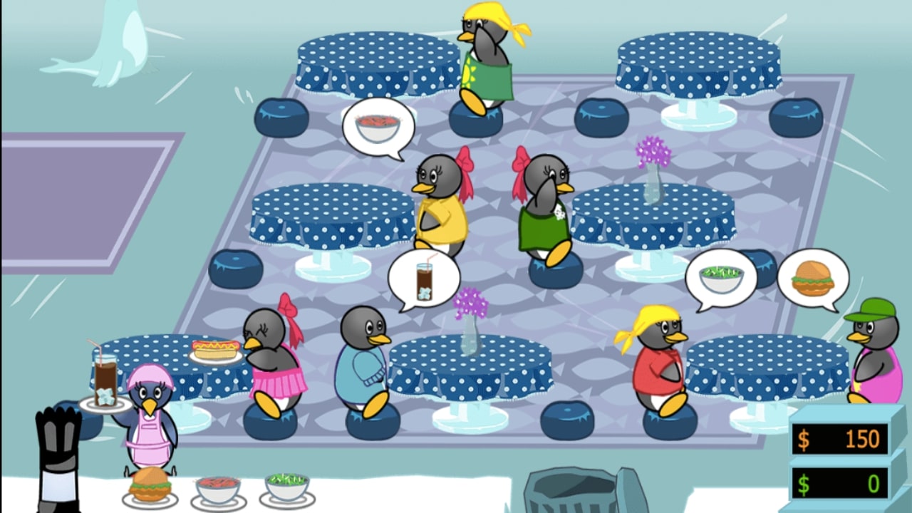 Jogo Penguin Diner 2 no Jogos 123