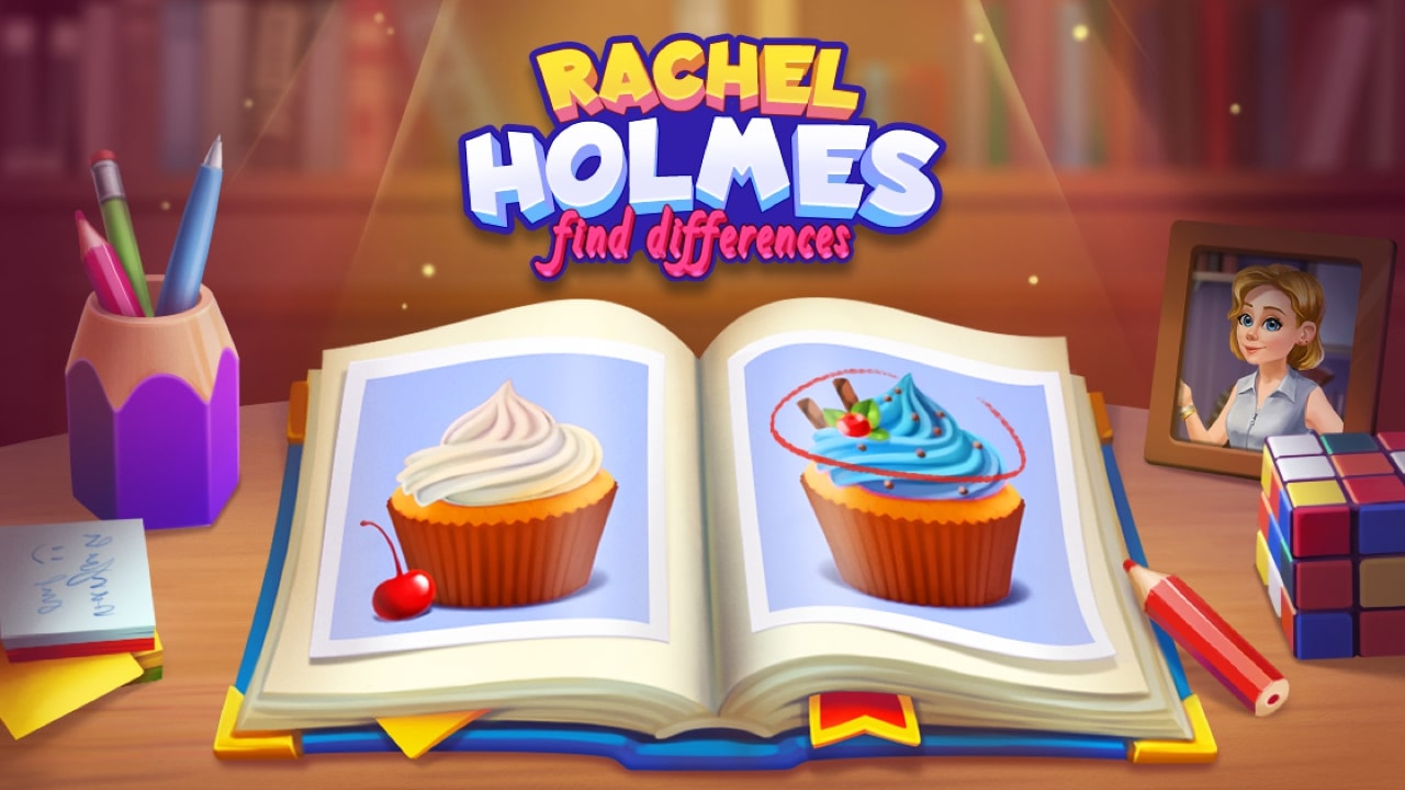 Jogo rachel holmes find differences no jogos 123