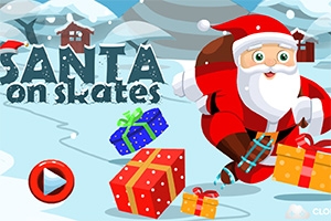 Santa on Skates Santa on Skates