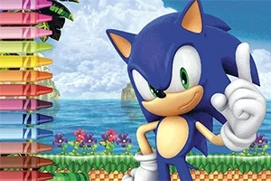 COLORIR o SONIC do Filme - Jogos Online Wx