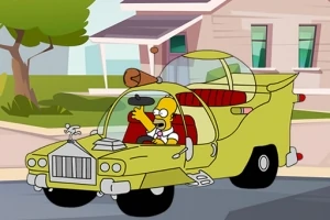 The Simpsons Car Jigsaw